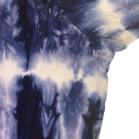 KAREN KANE Blue Tie Dye V-Neck Short Sleeve T-Shirt Dress Size - M - Picture 6 of 8